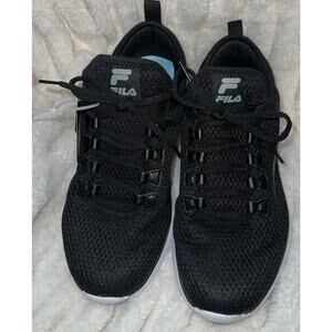 Fila Memory Neometric Black Womens Shoes - Memory Foam‎ - Size 10 W